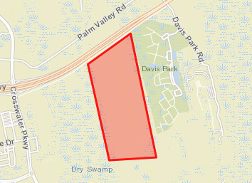 Aerial 7-27 Impoundment Davis Park
